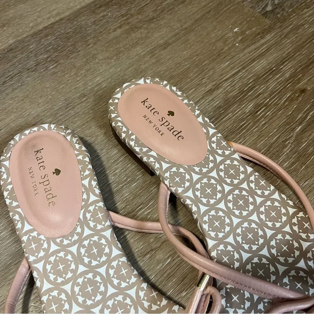 Kate Spade Pink Bow Sandals